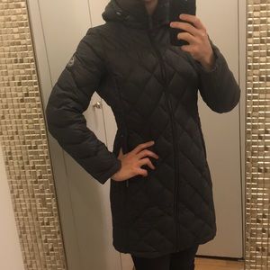 Michael Kors Charcoal puffer coat